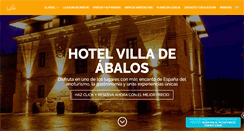 Desktop Screenshot of hotelvilladeabalos.com