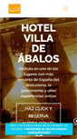 Mobile Screenshot of hotelvilladeabalos.com